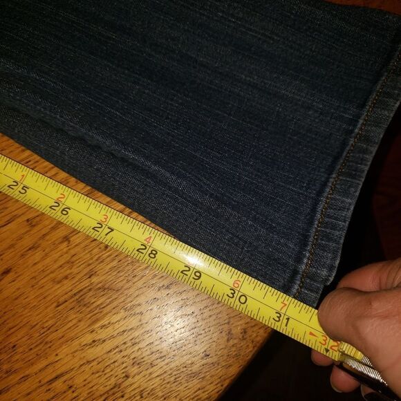 Nine West Mariana Tummy-Control Bootcut Jeans Women’s Size 10 W29 Dark Wash Y2K - Picture 4 of 10
